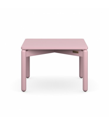 Столик кофейный saga, 60х60 см, розовый
