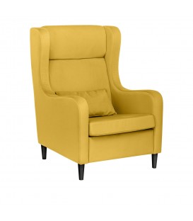 Кресло Leset Хилтон, ткань велюр, V28 желтый