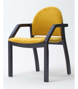 Стул-кресло Джуно 2.0 черный / желтый