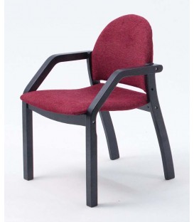 Стул-кресло Джуно 2.0 черный / красный