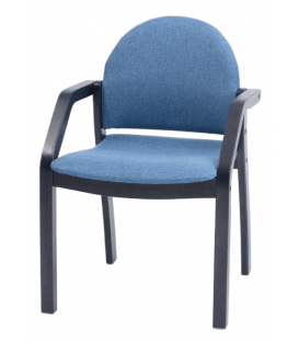 Стул-кресло Джуно 2.0 черный / синий