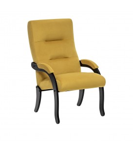 Кресло Leset Дэми, венге, ткань велюр, v28 желтый