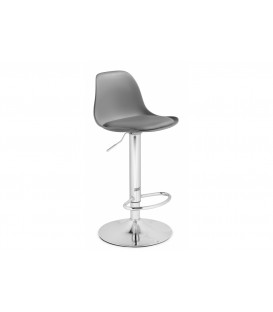 Барный стул Soft gray / chrome 15747