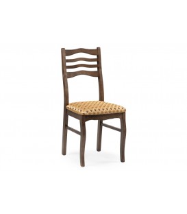 Деревянный стул Амадиу темно-коричневый 577888
