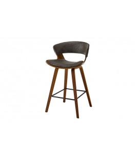Барный стул JY3080-1109 коричневый / орех