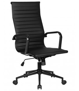 Офисное кресло для руководителей DOBRIN CLARK SIMPLE BLACK LMR-101B черное