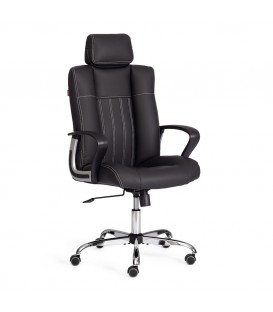 Кресло офисное OXFORD хром, черный / черный