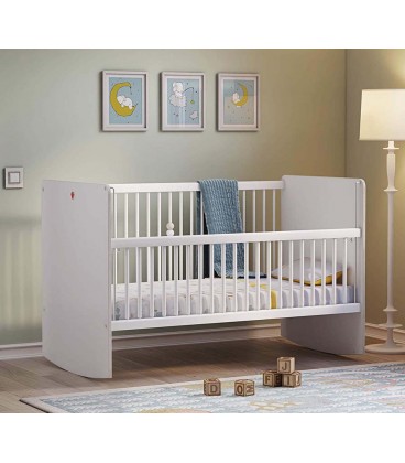 Кровать Montes Baby White, 70х140