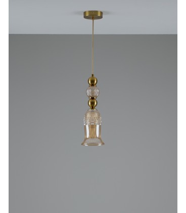 Светильник подвесной Moderli V10907-P Glassy