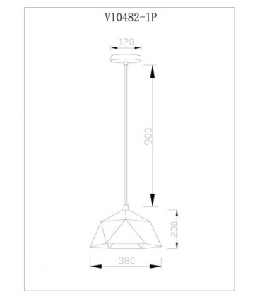 Светильник подвесной Moderli V10482-1P Genoa