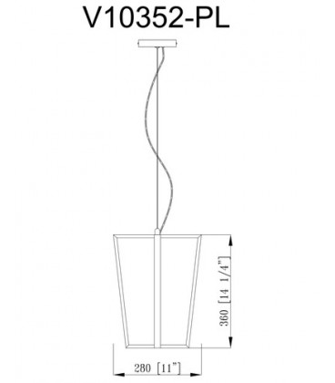 Светильник подвесной Moderli V10352-PL Grape