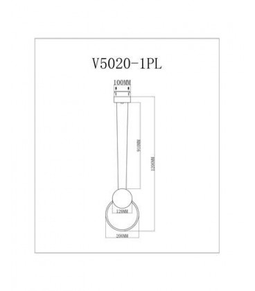 Светодиодный подвесной светильник Moderli V5020-1PL Store