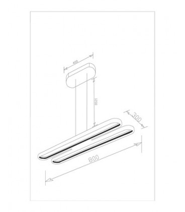 Светодиодный подвесной светильник Moderli V2421-PL Style LED*56W
