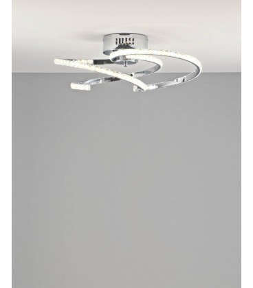 Светодиодная потолочная люстра с пультом Moderli V2784-CL Ello LED 90W