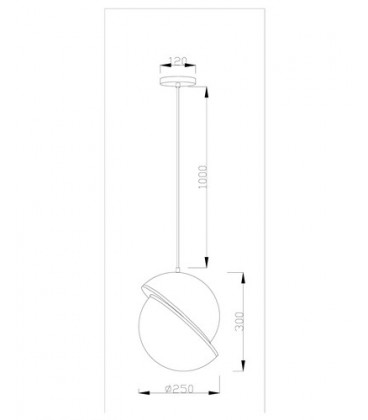 Подвесной светильник Moderli V2011-1P Venture 1*E27*60W