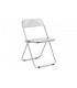 Пластиковый стул Fold складной white / chrome 15749