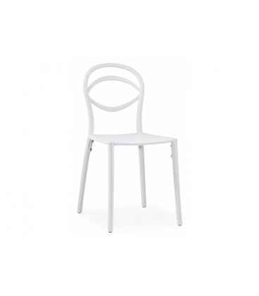 Пластиковый стул Simple white 15739