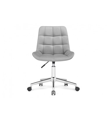 Компьютерное кресло Честер светло-серый / хром 583973