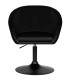 Кресло дизайнерское DOBRIN EDISON BLACK LM-8600_BlackBase велюр черный