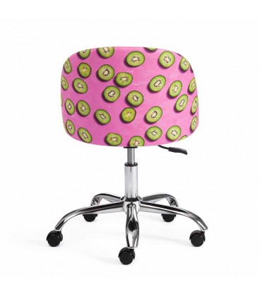 Кресло MELODY ткань/флок, фиолетовый, Botanica 06 kiwi/138 