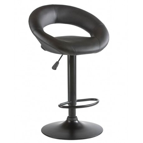 Барный стул LM-5001, черный на черном основании