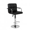 Барный стул КРЮГЕР АРМ WX-2318C Черный купить в интернет-магазине