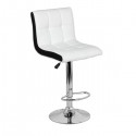Барный стул ОЛИМП WX-2318B Белый с черным купить в интернет-магазине
