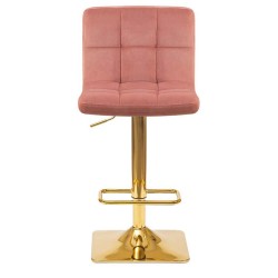 Барный стул LM-5016, пудрово-розовый