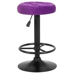 Барный стул LM-5008 фиолетовый, черная база