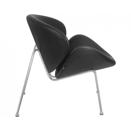 Кресло дизайнерское DOBRIN EMILY LMO-72 (черный винил YP16)