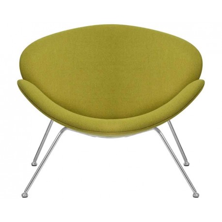 Кресло дизайнерское DOBRIN EMILY LMO-72 (светло-зеленая ткань AF3)