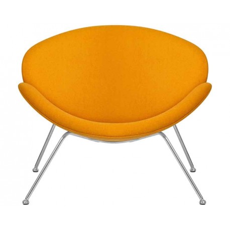Кресло дизайнерское DOBRIN EMILY LMO-72 (желтая ткань AF13)