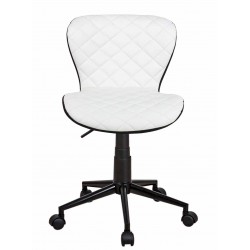 Полубарный стул БРЕНД WX-970 белый/черный