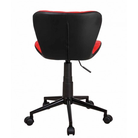 Полубарный стул БРЕНД WX-970 красный/черный