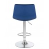 Барный стул LM-5017, синий велюр