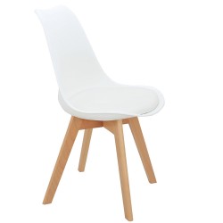 Комплект из 4-х стульев Eames Bon белый