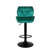 Барный стул WX - 2583 Кристалл, зеленый