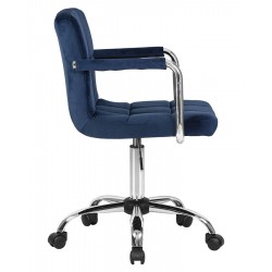 Офисное кресло для персонала DOBRIN TERRY LM-9400 велюр, синий