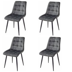 Комплект стульев CHIC PK6015-21  античный болотный, 4 штуки 