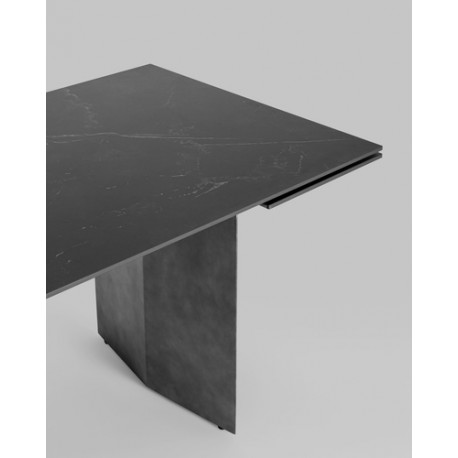 Стол обеденный Селин  раскладной 180-260*90 керамика темная