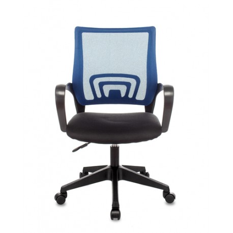 Кресло офисное TopChairs ST-Basic сетка/ткань синий