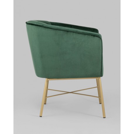 Кресло Шале велюр зеленый