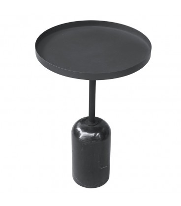 Столик кофейный lars, D40х58 см, черный