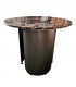 Столик кофейный inger, D60 см, коричневый