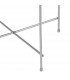Стол josen, D42,7 см, серебряный/хром